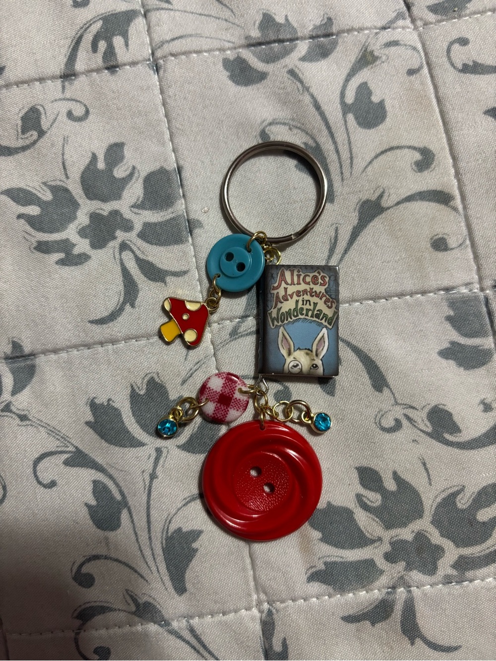 Home Made Alice’s Adventures In Wonderland Keychain